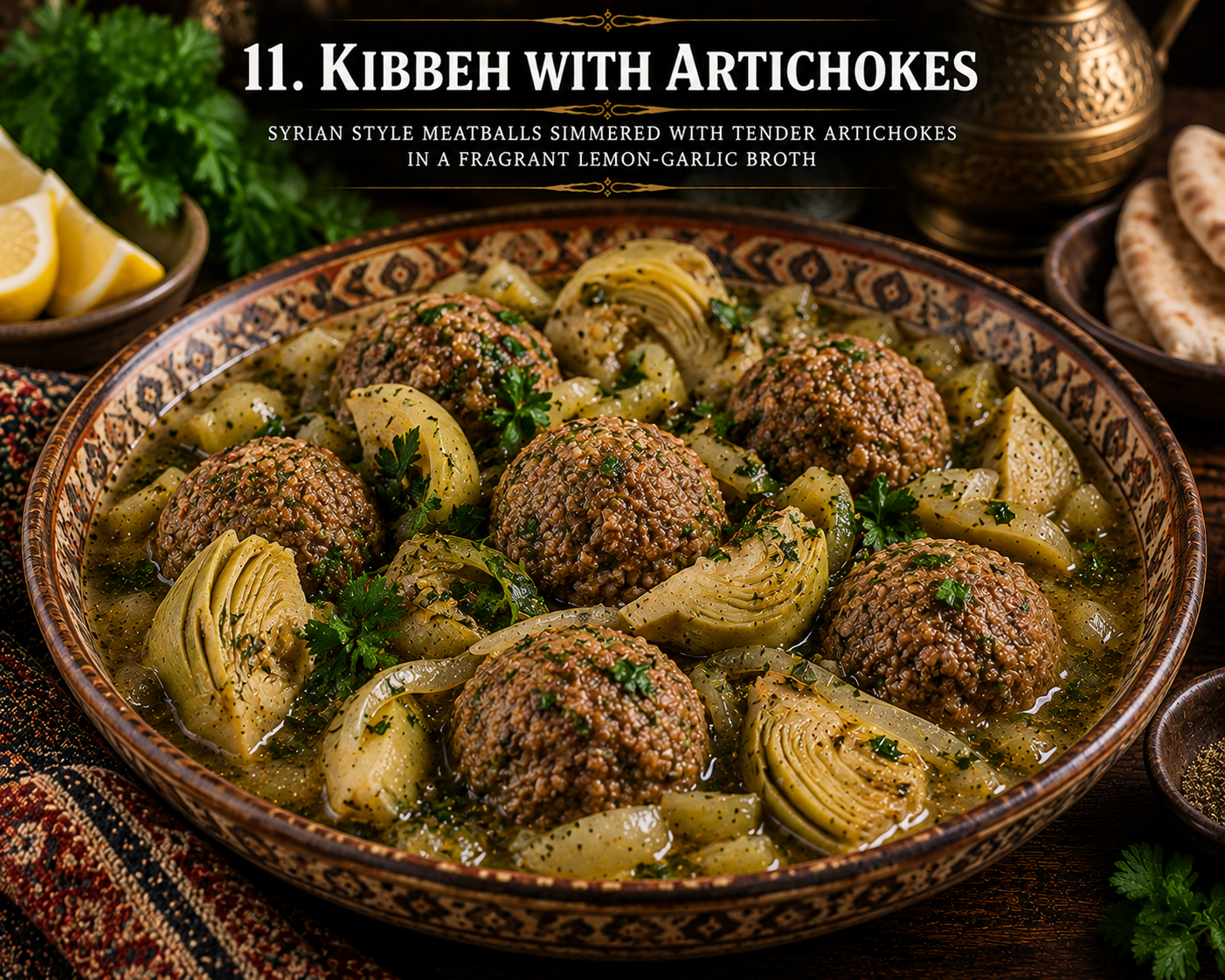 Kibbeh with Artichokes