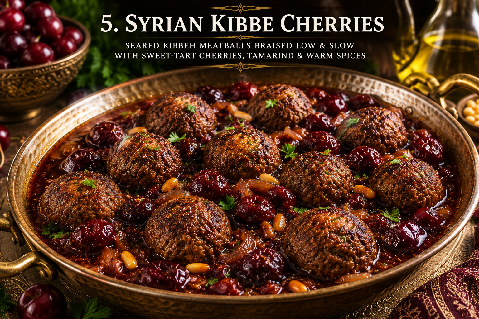 Syrian Kibbe Cherries